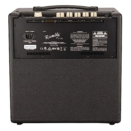 Image of Fender Rumble LT25 Bass Amplifier, Black, with 2-Year Warranty