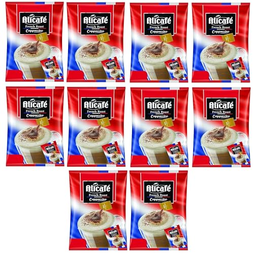 Image of Alicafe French Roast Cappuccino Duo's 250gm (25gm X 10 sachets) - Bold Flavor, Decadent Chocolate Infusion