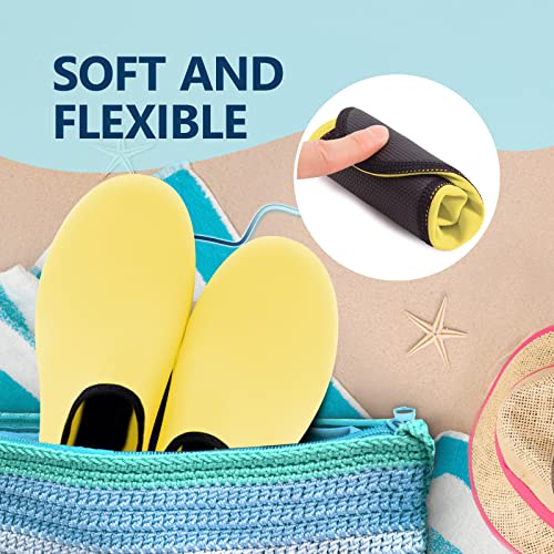 Image of JACKSHIBO Water Shoes for Women Men Quick-Dry Swim Shoes Beach Water Socks | Aqua, Swimming, Yoga, Surf, River, Lake, Kayak, Pool Socks, Cruise Essentials, Sport, Adult, Unisex, Cute, Barefoot, Vacation