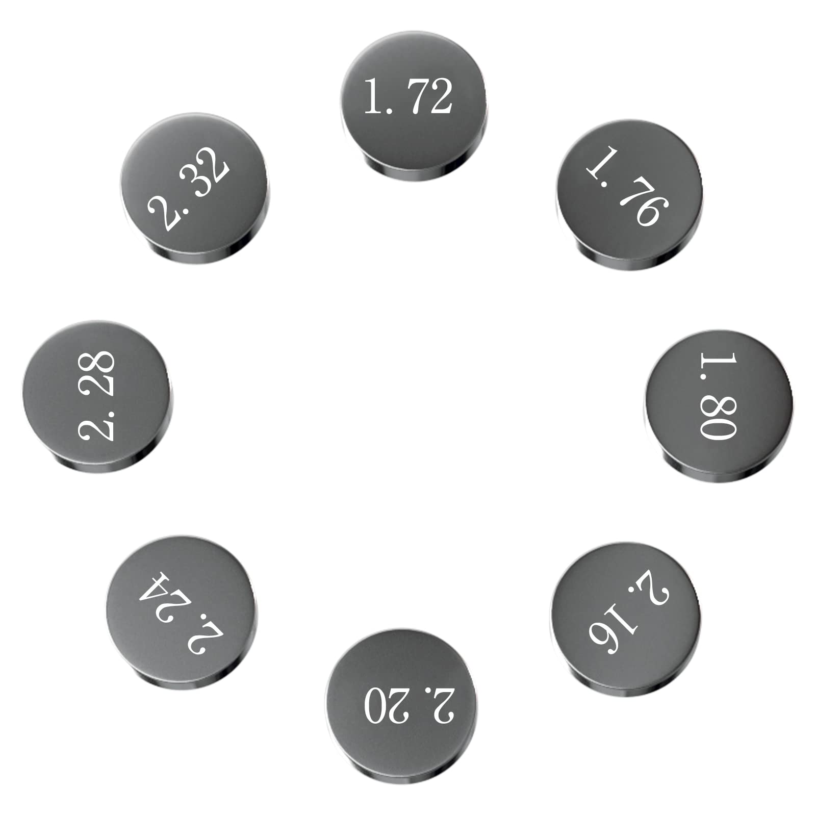 AHL 8.85mm 69pcs 1.72-2.60mm kit Ventil shim Ventile einstellen kompatibel mit 505SX-F 2008-2009 / 505XC-F 2008-2009 / 505SX ATV 2009-2011
