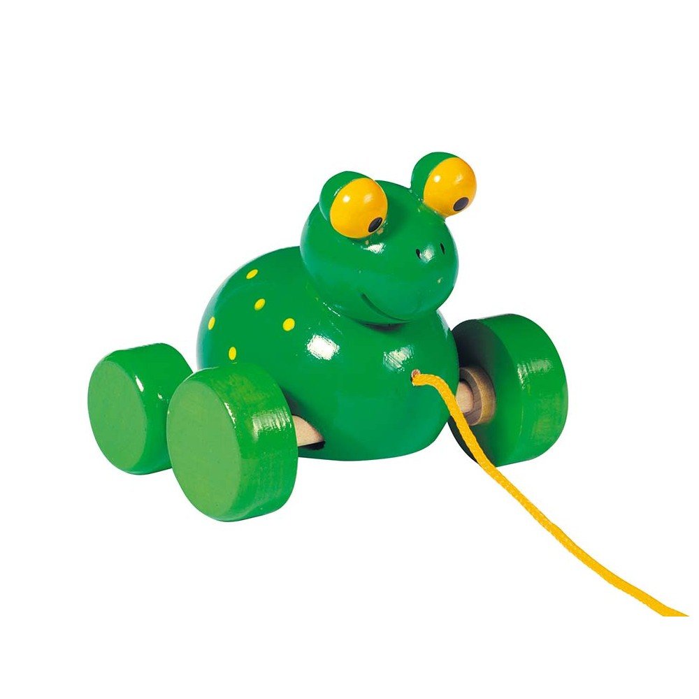 Goki 54991 - Ziehtier Frosch: Amazon.de: Spielzeug