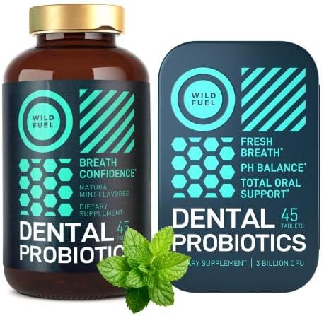 Dúo probiótico de dientes y encías - Cuidado bucal avanzado para la salud fresca del aliento y la boca