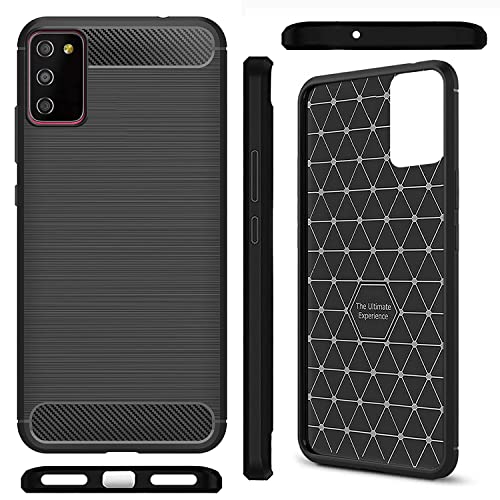Image of Solimo Back Cover Case for Samsung Galaxy M02S | Compatible for Samsung Galaxy M02S Back Cover Case | 360 Degree Protection | Soft and Flexible (TPU | Matte Black)