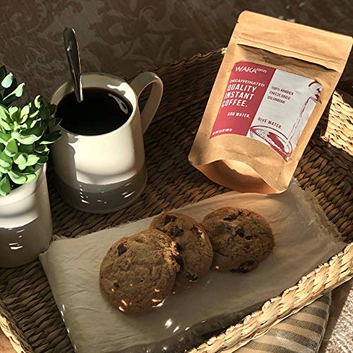 image for Waka Coffee Decaffeinated Quality Instant Coffee, Colombian, Medium Ro