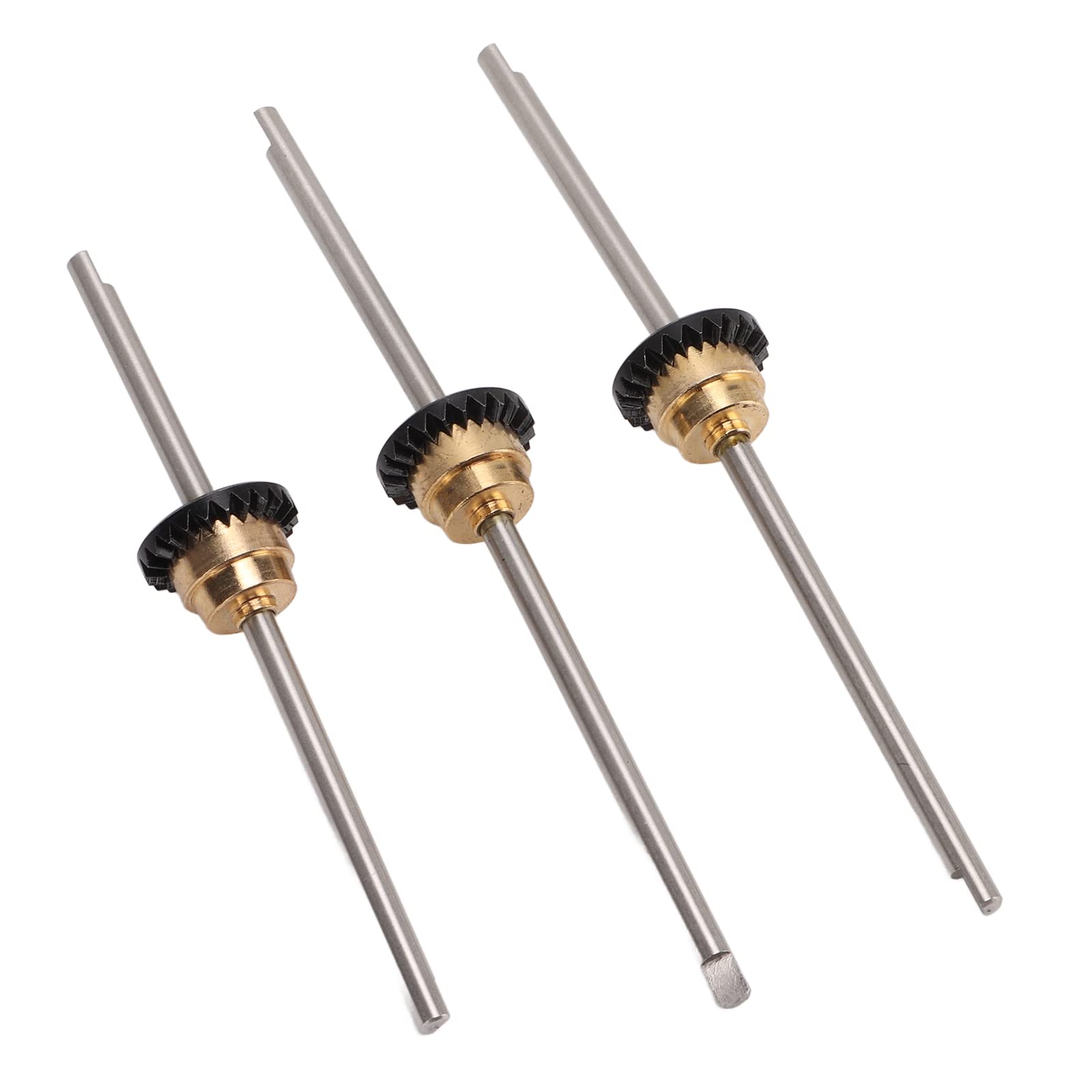 RC Crawler Accessories, 3PCS Aluminum Alloy Front Middle Rear Axle Differential Kit Compatible with WPL C14 C24 C34 C44 B14 B16 B24 B36 1/16 RC Truck Rock Crawler Upgrade Parts