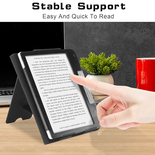 Miniatura 4 de Topcase Funda Para Tolino Vision Color 2024 Kobo Libra Colour 2024 Kobo Libra 2 Tolino Vision 6 2021 Ereader 7 Pulgadas Con Soporte Y Ranura Para Tarjetas, Color Negro