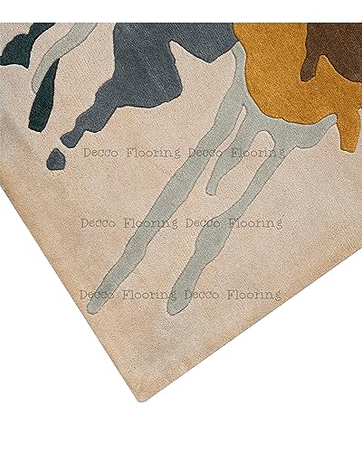 Image of Soft Pure Woolen Modern Collection Tufted Carpet for Living Room,Bedroom'Kitchen and Hall (11 X 15) Feet