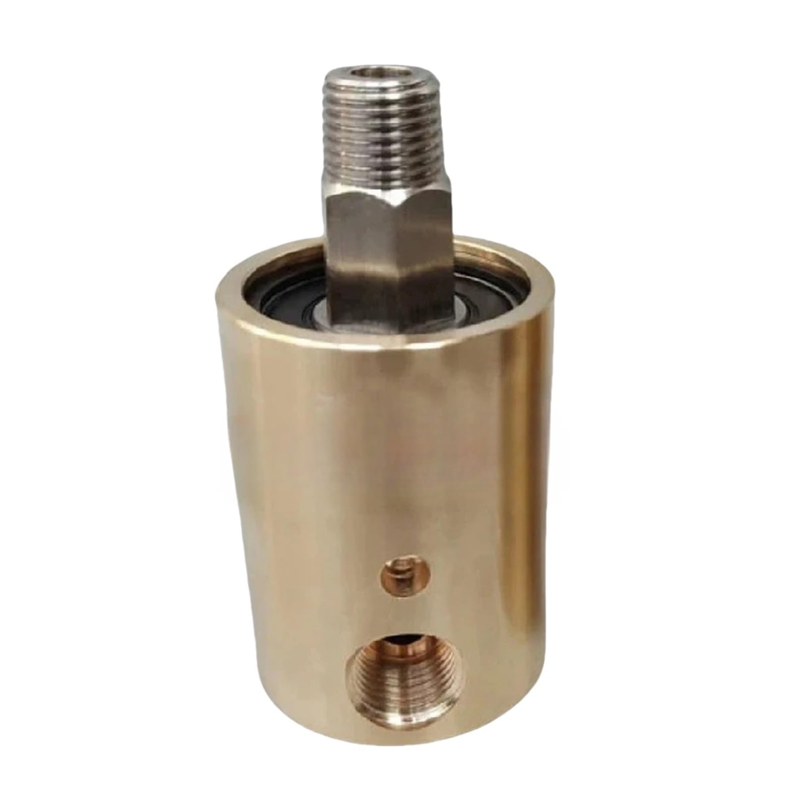 Giunto Rotante HD8 DN8 da 1/4 di Pollice, Giunto Rotante 360, Raccordo di Rotazione in Ottone, Giunto Girevole for Aria Acqua, connettore Universale Spray di accoppiamento(Right Thread)