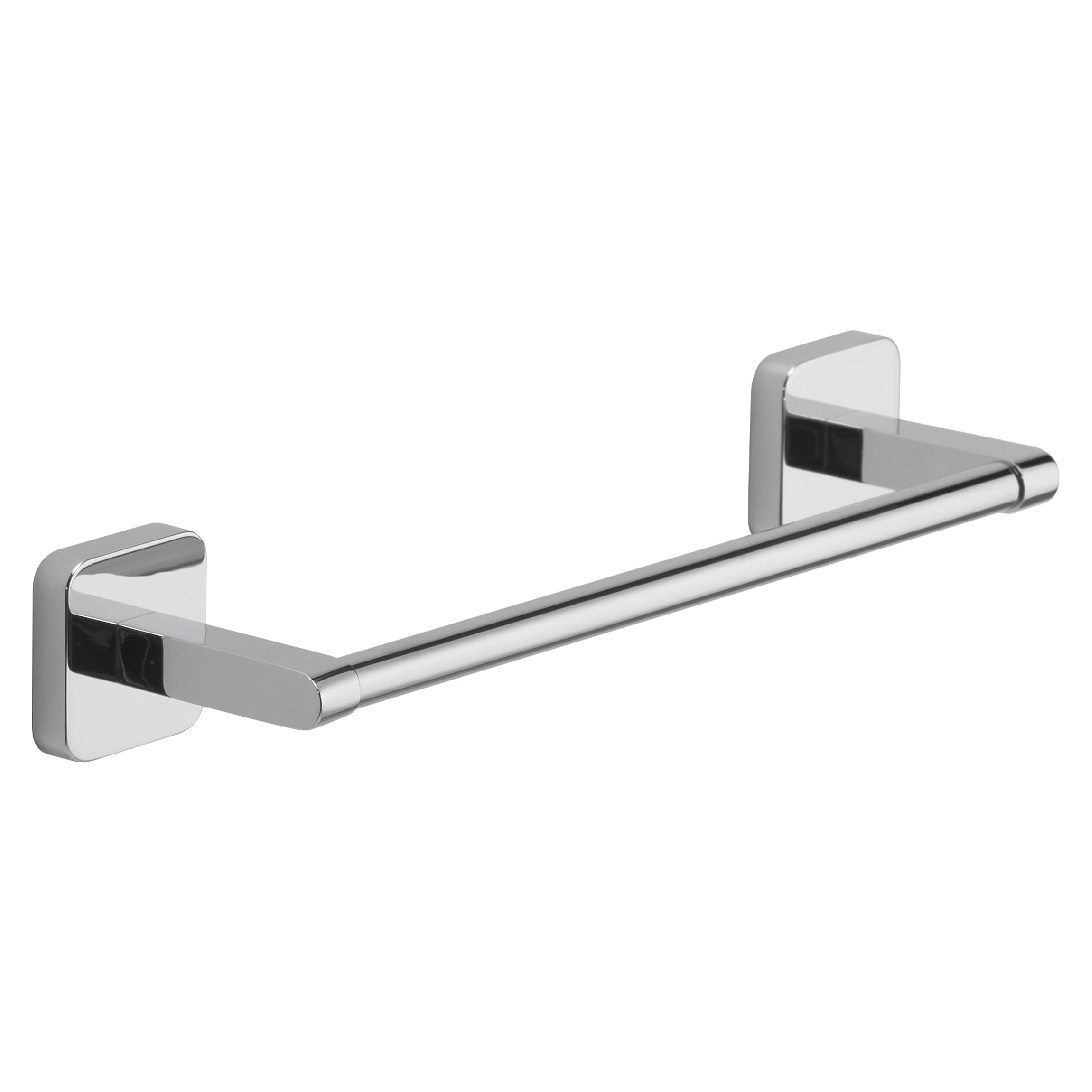 GEDY Porta Asciugamani Tonga Per Bagno - Design Italiano, Acciaio Inox E Cromall, Nero Matt, Fissaggio A Vite O Biadesivo, 30x6,9x4,7cm, Peso Max 7kg - 4