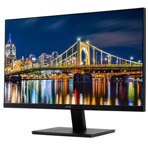 Image of Acer Vero V7 V277 E BIP 27 inch 1080P Full HD 100 Hz 4 ms Backlit Widescreen LCD Monitor, 2-Pack Bundle with Eye Care, VGA, HDMI, DisplayPort, Desk Mount Dual Monitor Stand