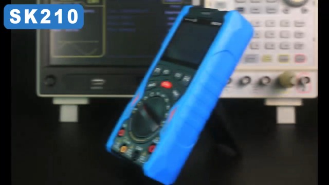 Image of SK210 Digital Oscilloscope Multimeter, 12MHz Bandwidth, 3IN1 Digital Oscilloscope Multimeter DDS Generator, 50MS /s Sampling Rate, 6000 Counts, Voltage, Current, Capacitor, Resistor, Diode Test
