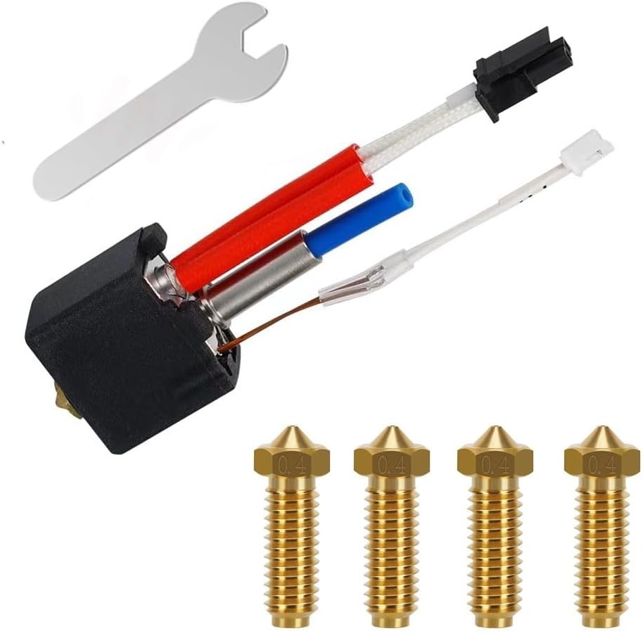 3D Printer Kobra 2 Hotend Hot End Kit Compatible with Kobra 2/Kobra 2 Pro/Kobra 2 Plus/Kobra 2 Max/Kobra 2 Neo, 3D Printers 24V V5 J-Head