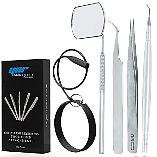 Pince à cils avec miroir en lot de 6 pour vos retouches maquillage en voyage