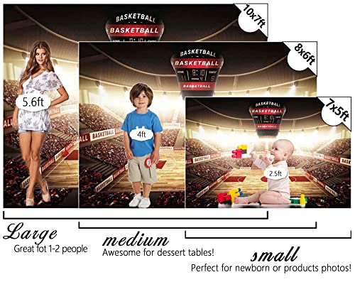 Basketball Court Backdrop 7X5Ft Sports Photo Background For Basketball Game Party Video Studio Props Photo Props Bt020………… #TOP4