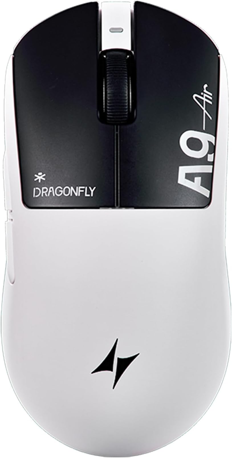 ATK Dragonfly A9 Air Wireless Gaming Mouse, PAW3950 Ultra Sensor, DPI up to 42,000, 47g Lightweight, 8K Polling, 300 Hr Battery Life, 5 Programmable Buttons, Dual-Mode 2.4G/Wired - Shadow White