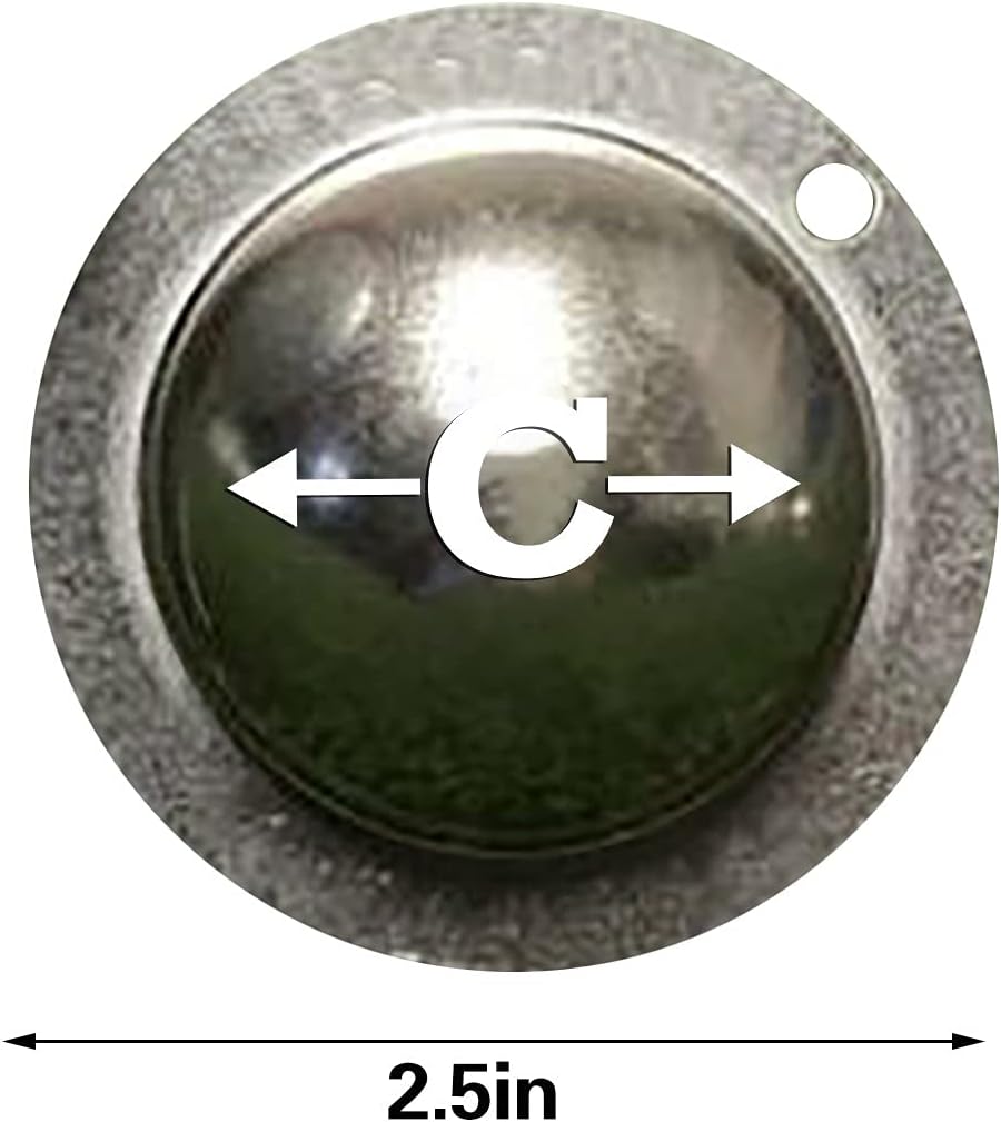 review AITSAON Golf Ball Custom Marker Alignment Tool Models, Stainless Steel Golf Ball Marker Painting Mould Golf Ball Mould (1PC, H)