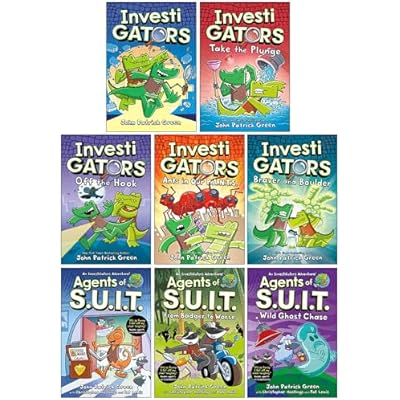 Investigators Series 8 Books Collection Set by John Patrick Green