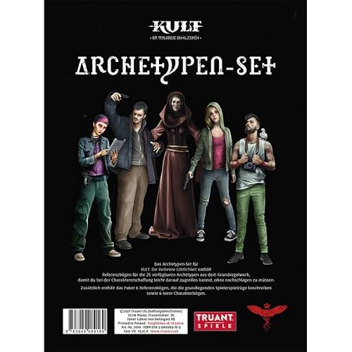 KULT Archetypen-Set: Spielhilfe