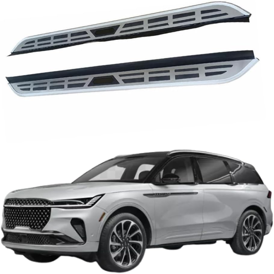 Running Boards Fit for Lincoln Nautilus 2024 Side Steps Side Pedals Step Bars, 2PCS Aluminum