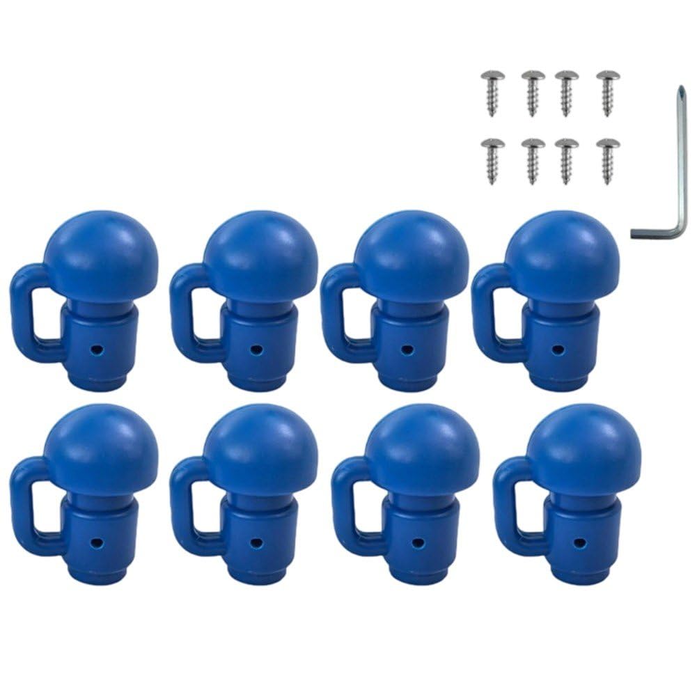 Fituenly Trampoline Poles Caps, Replacement Covers for Enclosure Post, Enclosure Post Covers for Backyard Garden Outdoor Playground