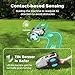 Robot Lawn Mower with App Control – Adjustable Cutting Height, Auto-Charging, Obstacle Detection & Smart Scheduling – Ideal for Lawns up to 1/8 Acre