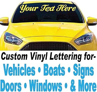 4" Vinyl Lettering (4" high x Up to 48" Long) for Car Truck