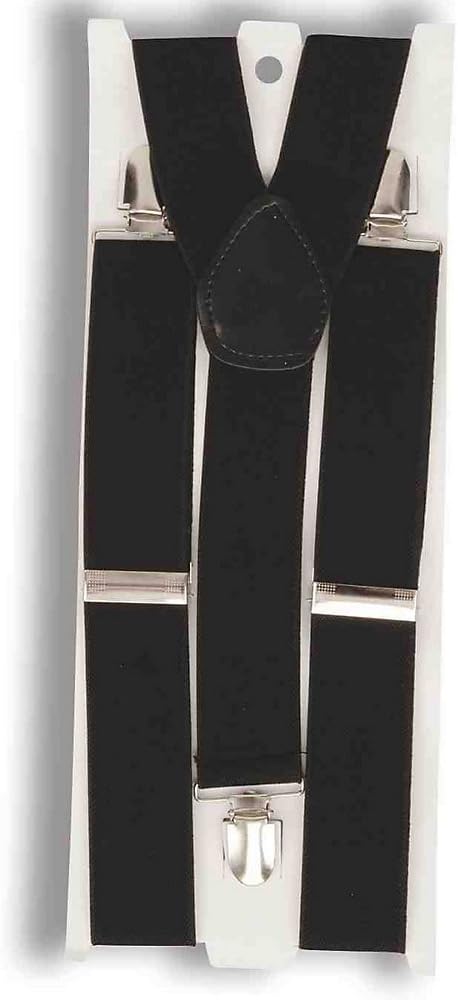 Classic Black Suspenders