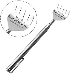 Presentes de aniversário Nana Papa para avó, avô, Dia dos Pais, Dia das Mães, presente de aposentadoria para avós, avós, avós, novidade, arranhadores nas costas de metal