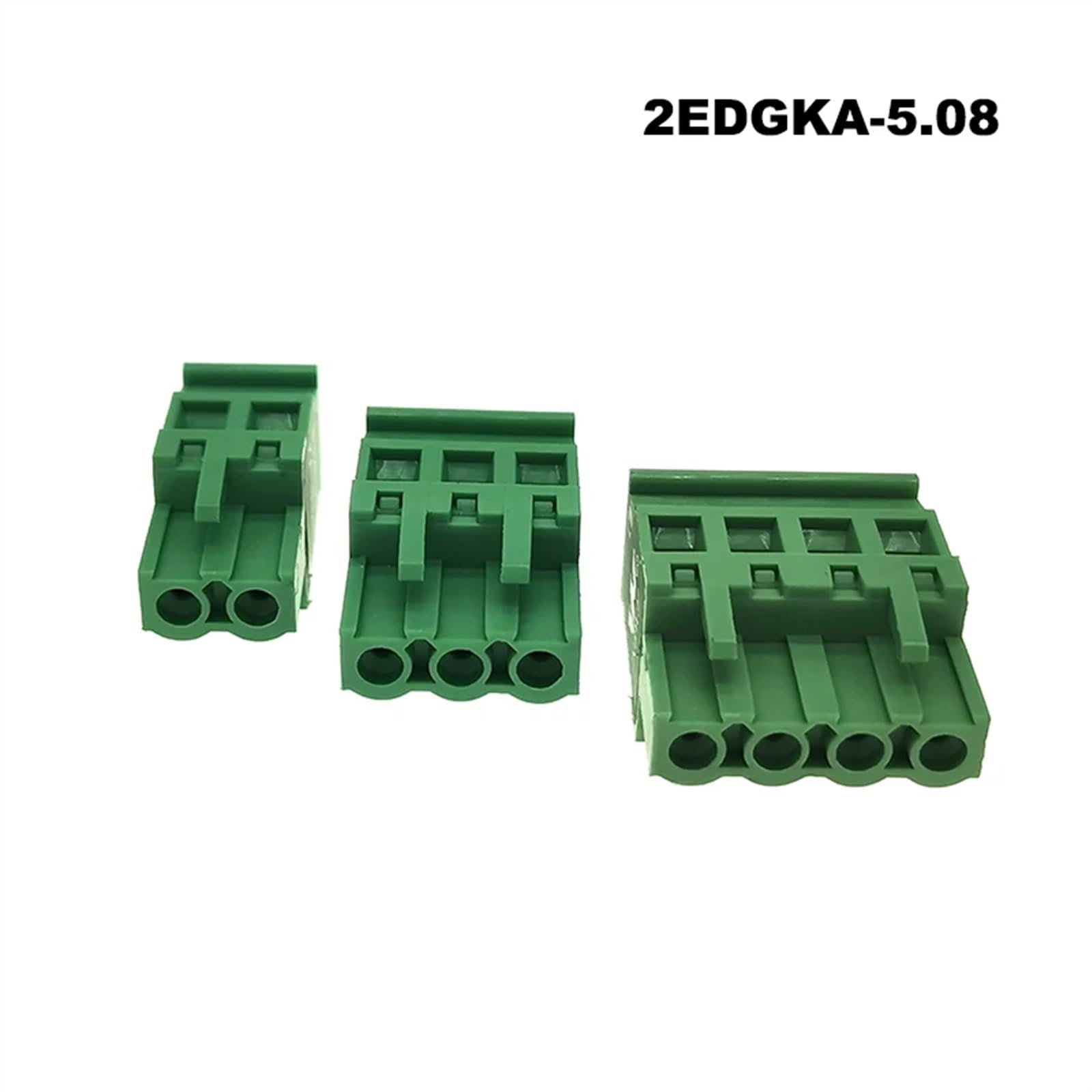 Conector de bloque de terminales de tornillo PCB enchufable, paso de 5,08mm, 2/3/4/5/6/7/8/9/10P macho 2EDGK/KA, Bornier enchufable, 30 Uds.(2EDGKA (30pcs),9P)