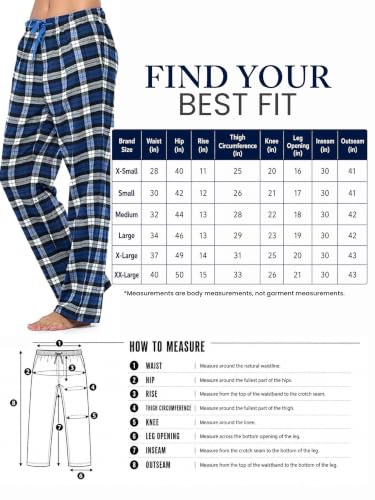 Image of Ashford & Brooks Women's Super Soft Flannel Plaid Pajama Sleep Pants