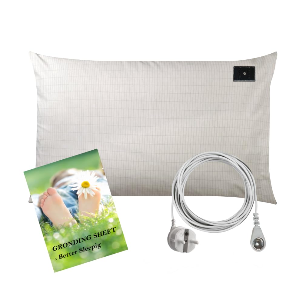 Sommeil réparateur grâce à la housse de coussin de mise à la terre et câble