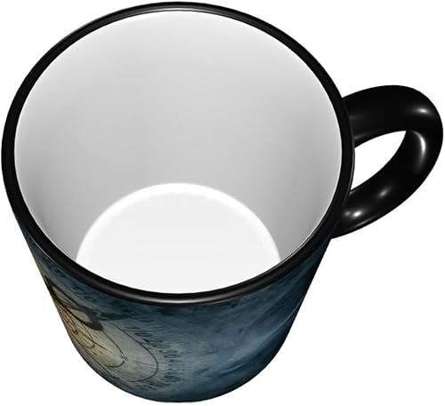 Miniatura 4 de Old Sailor Pirate and Vintage Compass Coffee Mug Coffee Cups Ceramic with Handle,Tea Cups Mug tazas para cafe Drinking Cups Gifts for Women