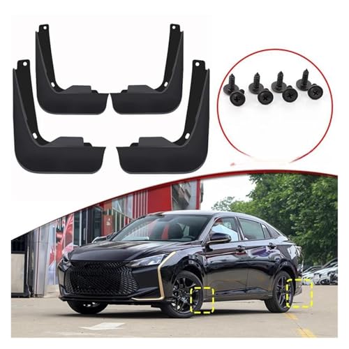 Guardabarros Dongfeng Aeolus A30 2022-2023: Kit de salpicaderas plásticas ABS completas 3
