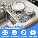 Zoom IMG-2 foydream tappetino scolapiatti 2 pezzi Zoom IMG-2 foydream tappetino scolapiatti 2 pezzi