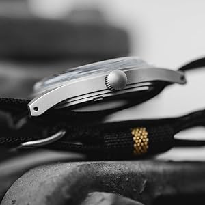 【未使用】RDUNAE RA-03 ミリタリーウォッチ クォーツ式　日本製ムーブ Amazon.com: RDUNAE RA03 Military Watches for Men 34.5mm