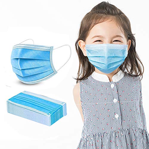 U2C by Amazon, 20 PCS Thick 3-Ply Face Shield with Elastic Ear Loop