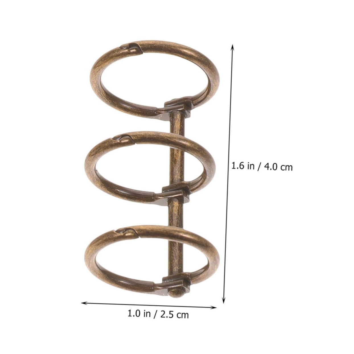 NUOBESTY 5 Set Di Raccoglitori A Fogli Mobili Con Clip in Metallo Per Ufficio Scuola Forniture Per Raccoglitori 10 Pezzi * 5