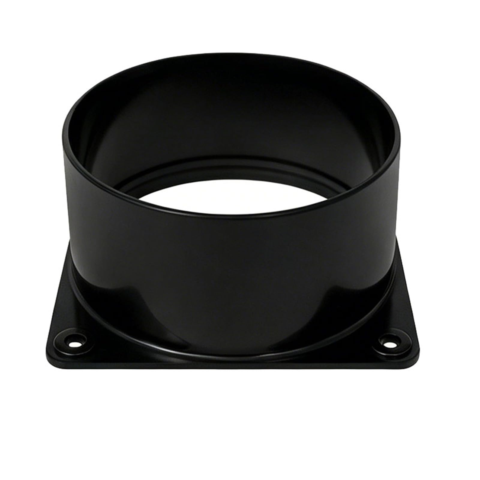Msioytog Black Air Duct Flange Fitting Dryer Vent Wall Plates Air Ventilation Flange For Ventilation Systems Pipe Connecting Exhaust Outlet