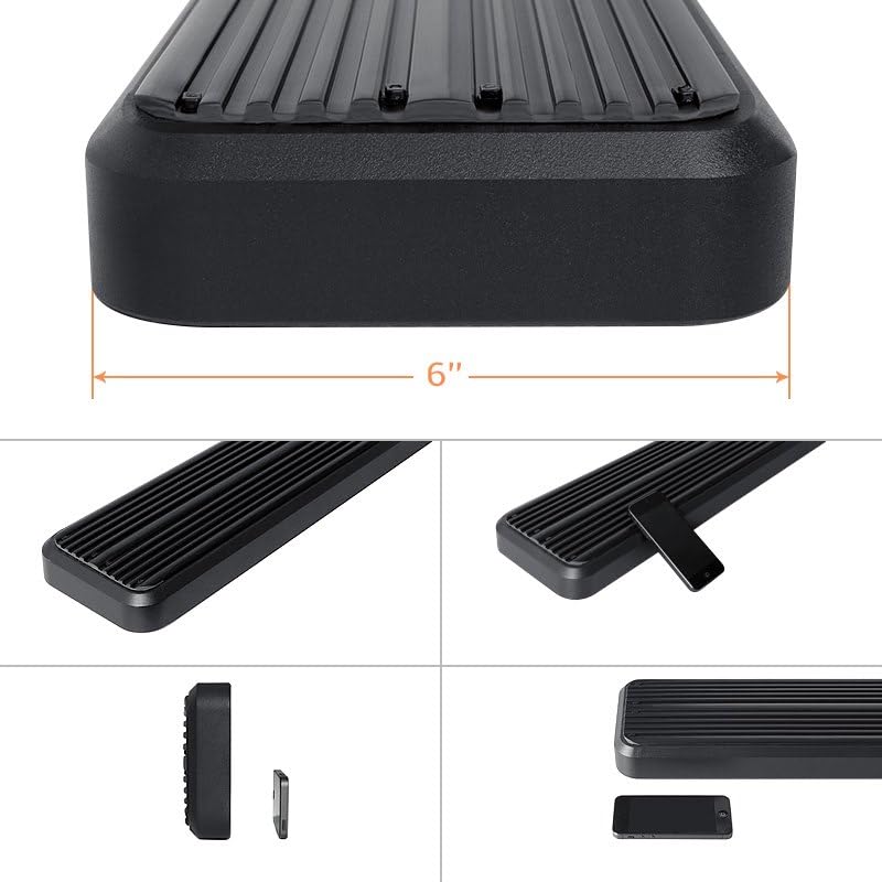 APG IB06SJJ3XH - Estribos Negros de 6 Pulgadas miniatura 5