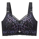 MOONBADI Dirndl Damen Schwarz Damen Dirndl BH Push Up Balconette Spitzen BHS Durchsichtig Große Größen Ohne Bügel BH Push up extrem 115E