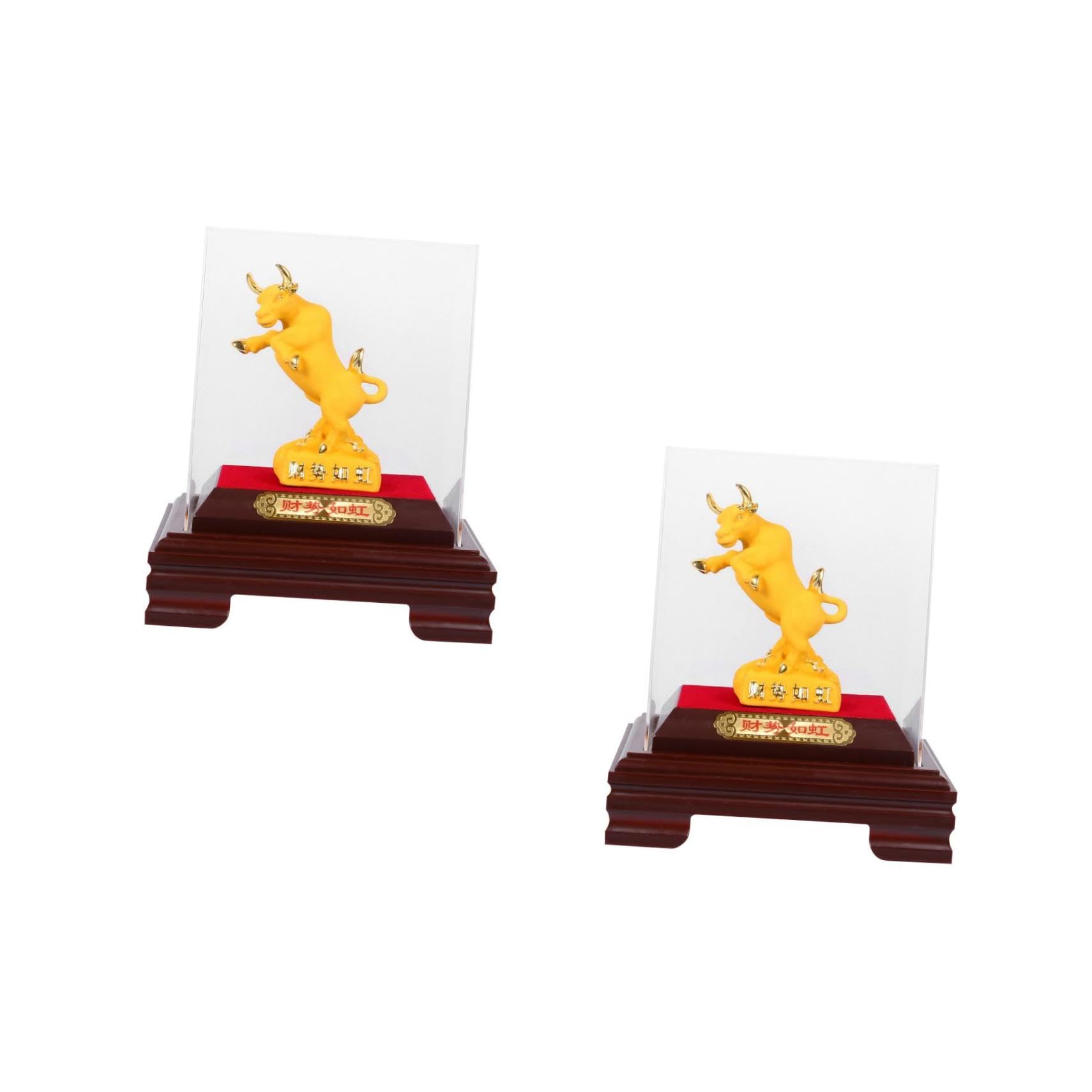 Décorations dorées de taureau pour harmoniser votre bureau et maison