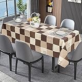 ➤ Proteja su mesa: espese el material de PVC, límpielo, impermeable. Puede proteger bien su mesa, no es necesario lavarla ni plancharla.