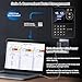 KUIIYER 3 in 1 Time Clocks for Employees Small Business (Face + Palm Print + PIN) Employee Clock in & Out Machine Attendance Punch Clock