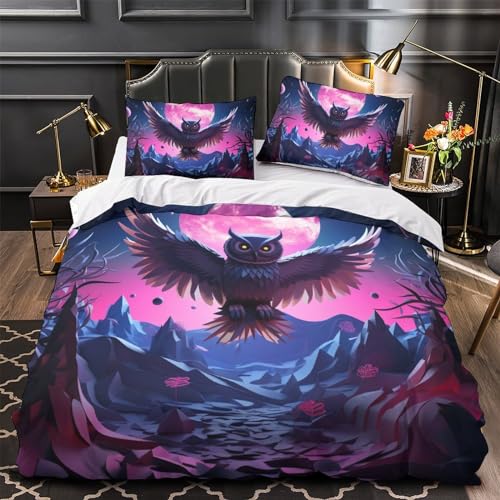 Housse de couette 220x240 anti-plis en microfibre douce avec fermeture éclair - 4
