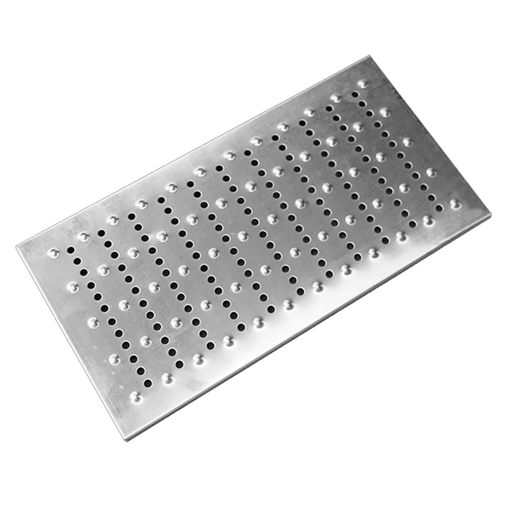 HeavyDu - Cubierta de rejilla de acero para cocina, patio, entrada, interior y exterior, 20 x 90 cm