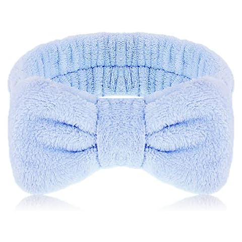WLLHYF Soft Flannel Spa Headband for Face Care Cover