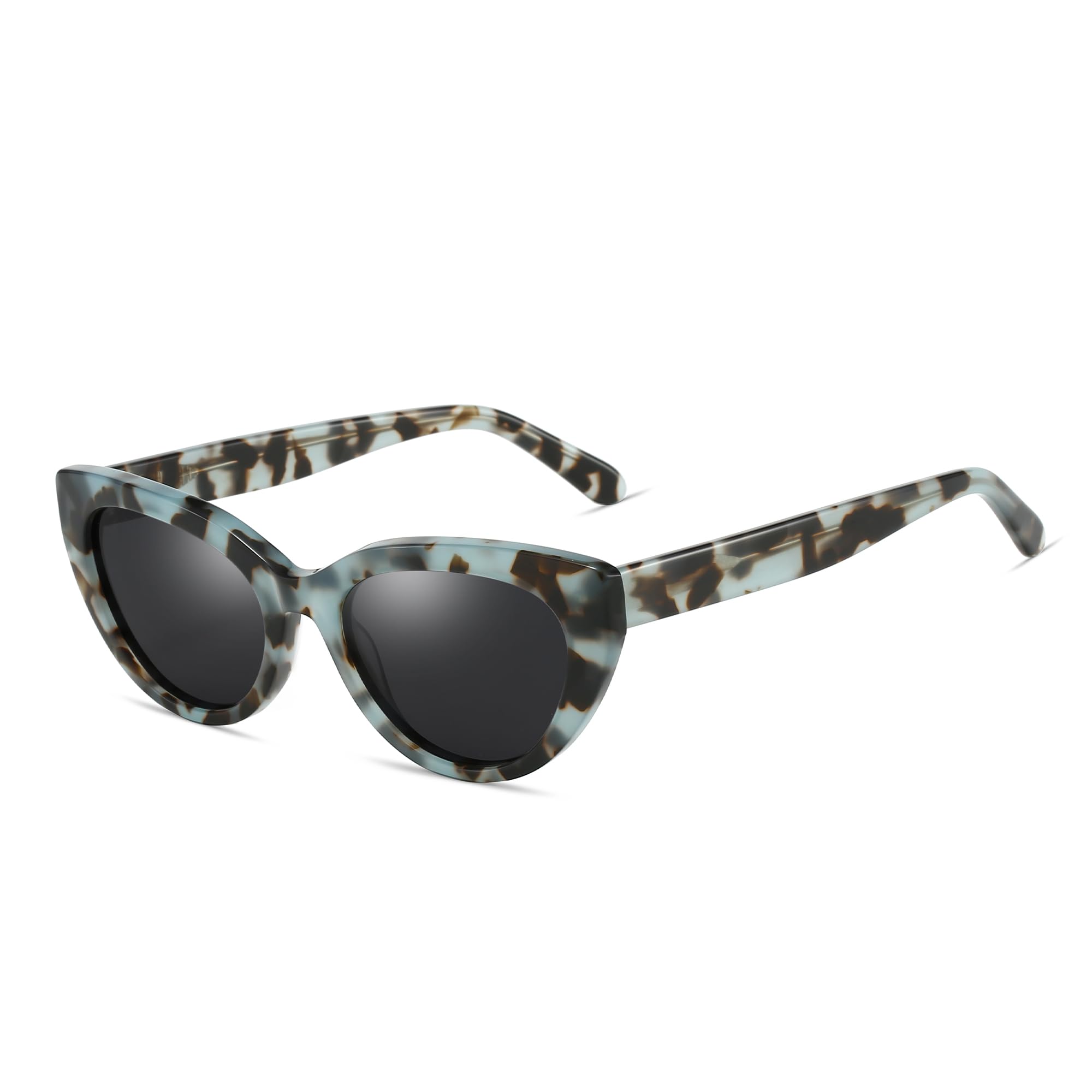 ZENOTTIC Trendy Polarized Women Sunglasses: Retro Cateye Shades for Ladies - Sun Glasses with UV400 Protection