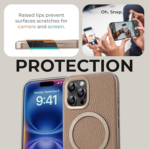 PULOKA Magfit iPhone 15 PRO Case Orange Apricot - Image 3