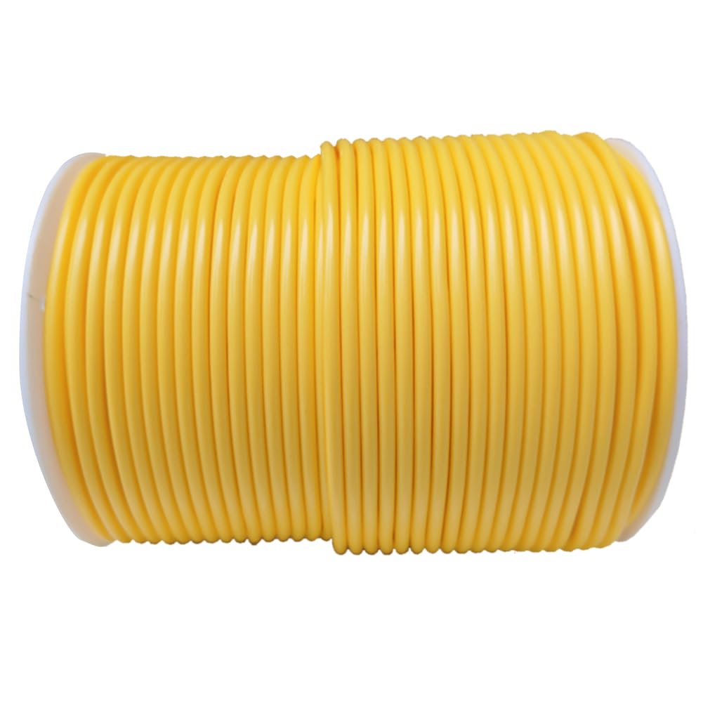 Varillas de soldadura de plástico PVC - 4 mm de diámetro, 100 metros de longitud for aplicaciones de suelos y poliuretano.(Yellow)