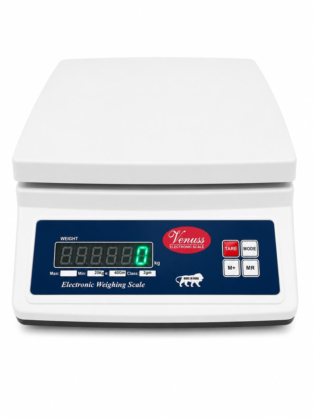 VENUSS ABS Body Digital Weighing Scale Rechargeable Weight Machine 30kg – two days battery backup Double Display || Heavy Duty for Grocery & General Stores || Factories || Sweet Shops-image-43